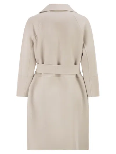 S Maxmara Arona Virgin Wool Coat In Multi