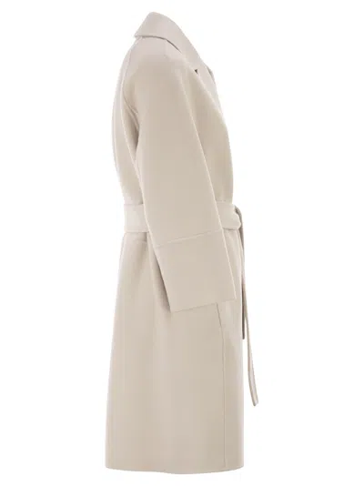 S Maxmara Arona Virgin Wool Coat In Multi