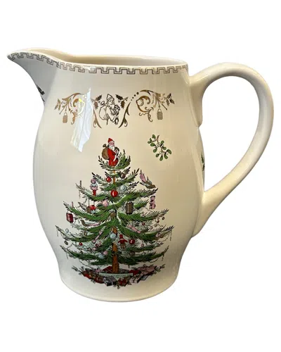 Spode Christmas Tree Pitcher In Brown
