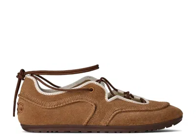 Ugg Quill Ballet Sneakers In Brown
