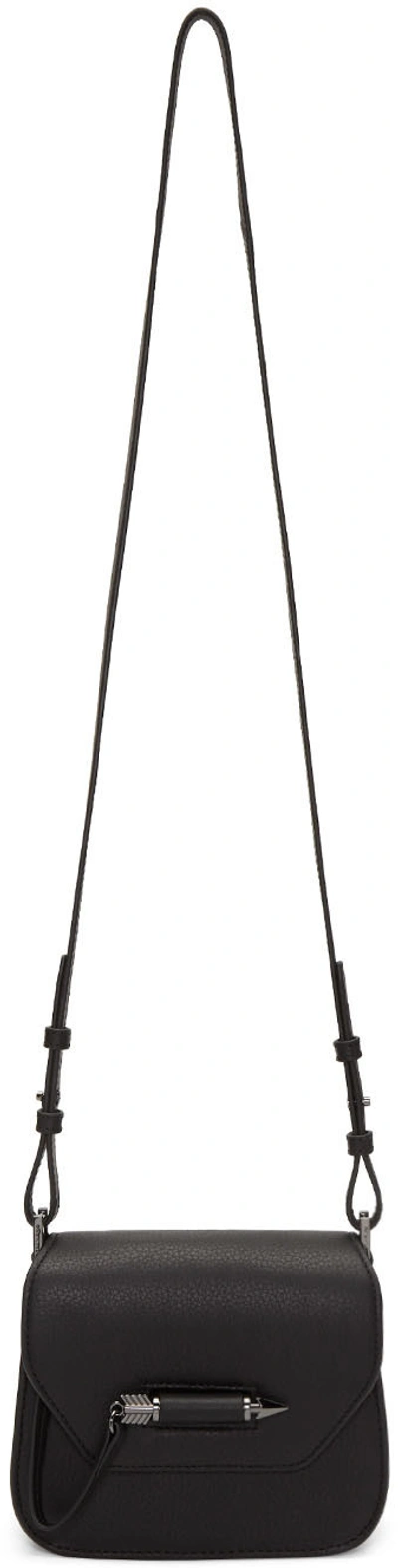 Mackage Novaki Mini Crossbody Bag In Black. In Black/silver