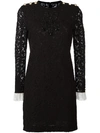 GUCCI bead embroidered lace dress,456543ZIK3011871487