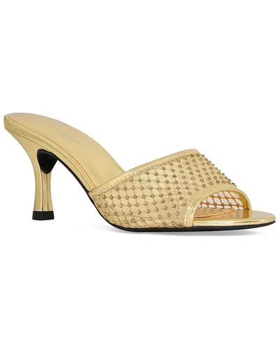 Rebecca Minkoff Mesh Mule In Gold