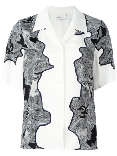 3.1 Phillip Lim / フィリップ リム Surf Floral Shirt In White