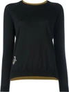 ETRO embroidered flower jumper,16717721811900415