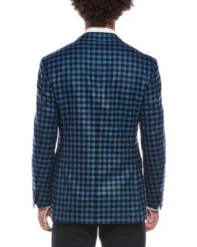 Canali Wool Blazer In Blue