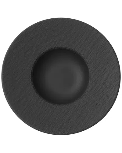Villeroy & Boch Manufacture Rock Coffee Cup Saucer In Black