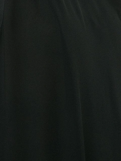 Shop Ann Demeulemeester Slit Leg Evening Dress - Black