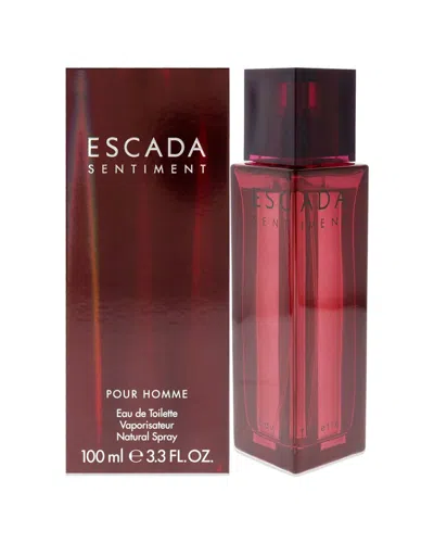 Escada Sentiment By  For Men - 3.3 oz Edt Spray In Red