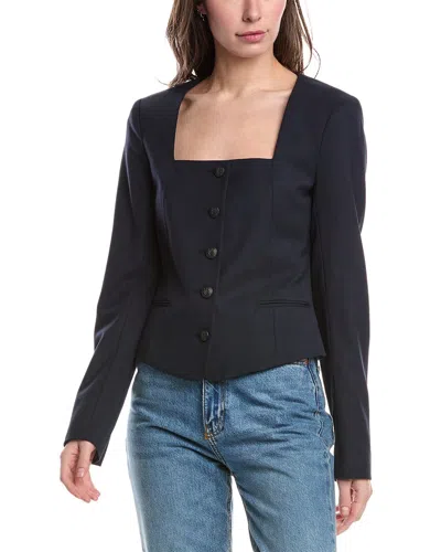 Rag & Bone Marianna Wool-blend Blazer In Blue