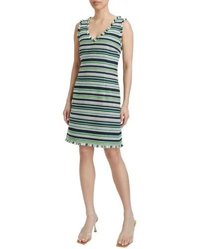 Santorelli Claire Shift Dress In Gray