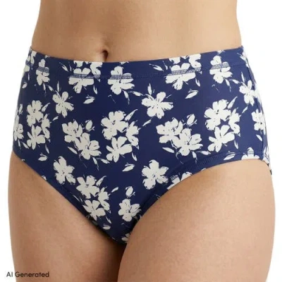 Lands' End Brief True Solutions Light Weight Microfiber Basics 3 Pack Panties In Multi