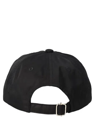 A.p.c. Casquette Charlie Logo-embroidered Canvas Cap In Black