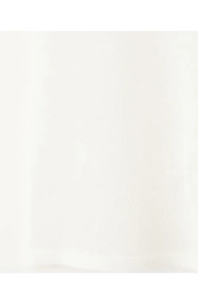 Mango Asymmetrical Knitted Cape In White