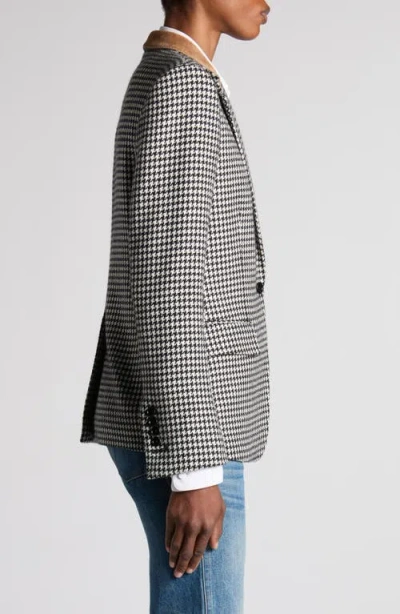 Tom Ford Houndstooth Single Breasted Tailored Jacket In Multi