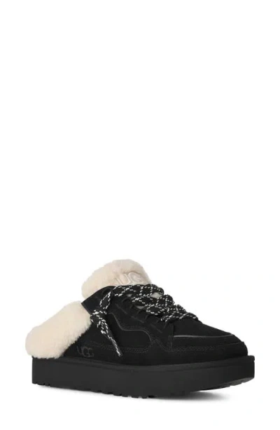 Ugg Round-toe Mules In Black
