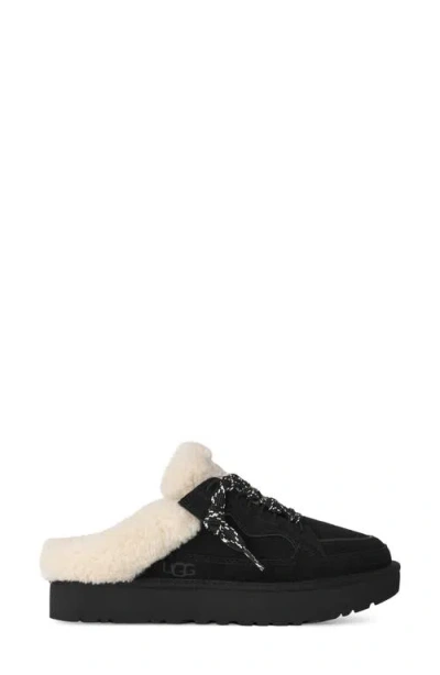 Ugg Round-toe Mules In Black