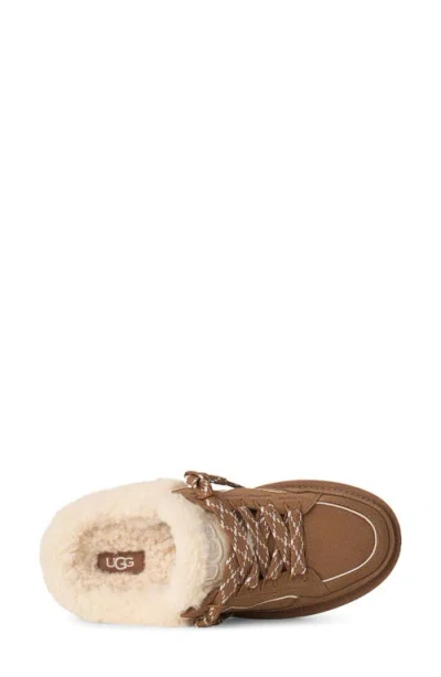 Ugg Suede Lowmel Mules In Brown