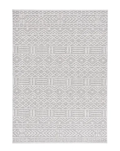 Martha Stewart Global Polypropylene Rug In Gray