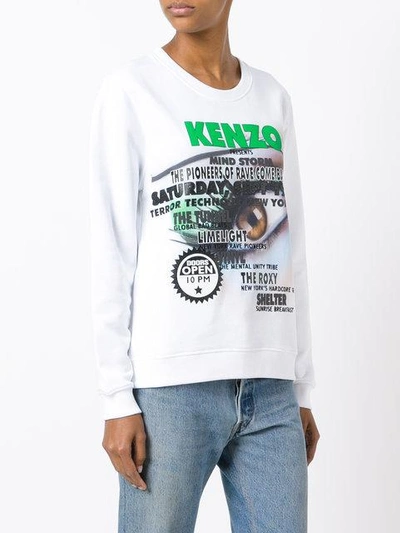Shop Kenzo Visage Sweatshirt