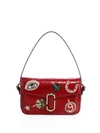 MARC JACOBS Embroidered Python Shoulder Bag