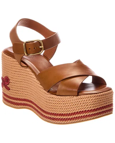 Chloé Elegant Sandal With 10.5 Cm Heel Height For Women In Brown