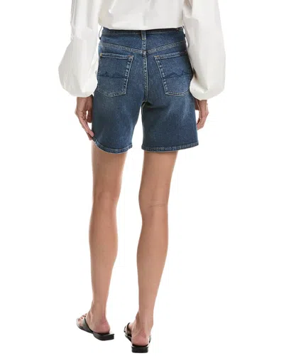 7 For All Mankind Boy Shorts Atlanta Short In Blue