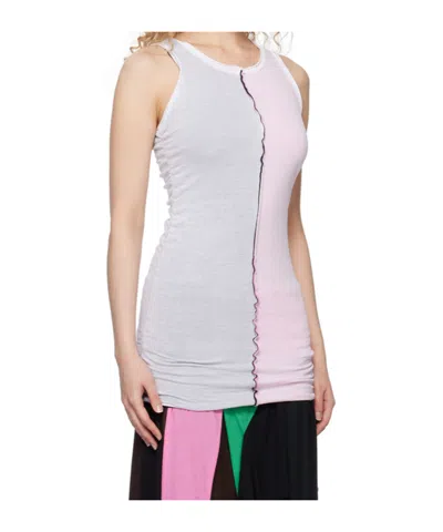 Edward Cuming Ruffled Vest In Multi