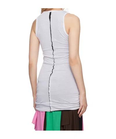 Edward Cuming Ruffled Vest In Multi