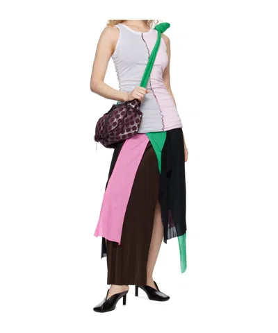 Edward Cuming Ruffled Vest In Multi