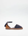 DOLCE & GABBANA ESPADRILLES IN DENIM AND LEATHER WITH APPLICATIONS,CE0091AG2638S536