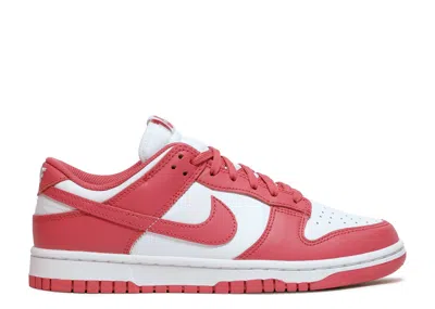 Nike Dunk Low Patent-leather Sneakers In Pink