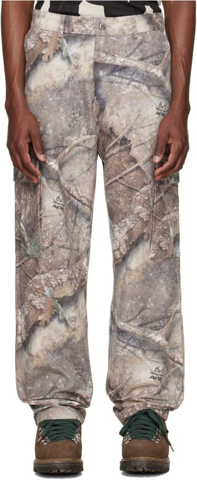 Represent Camo Mini Trousers For Men In Brown