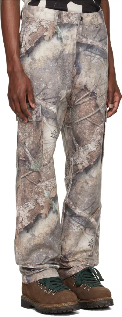 Represent Camo Mini Trousers For Men In Brown