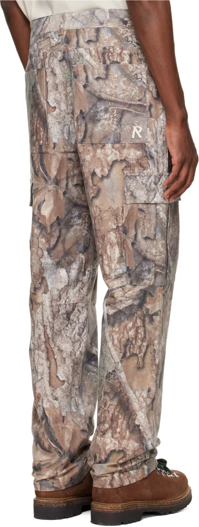 Represent Camo Mini Trousers For Men In Brown