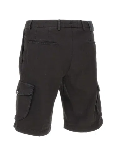 Kiton Cargo-pocket Button Shorts In Black