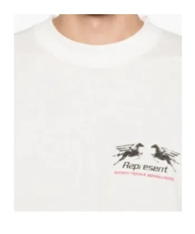 Represent Twenty Four Hour Service Graphic T-shirt In White