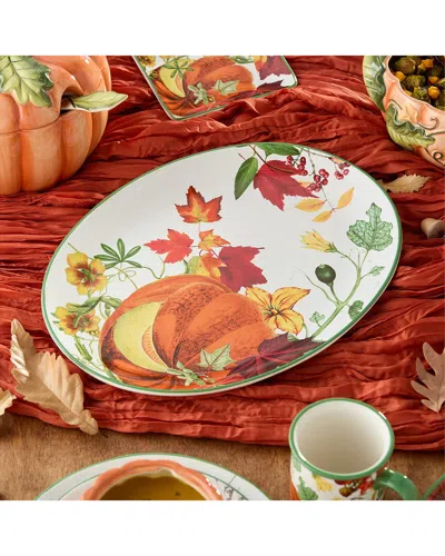 Certified International Harvest Fields 16in Oval Platter