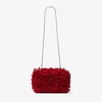 Jimmy Choo In Ruby Red/light Gold