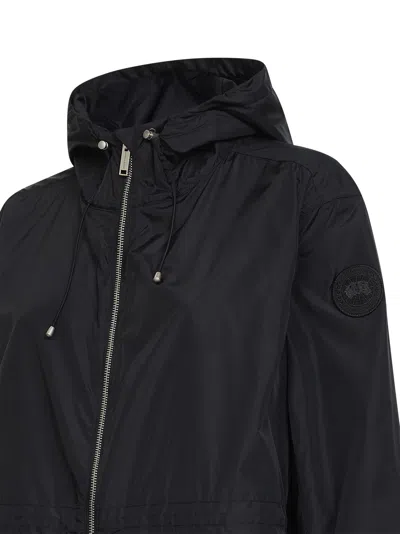 Canada Goose Lightweight Windproof Jacket In Black