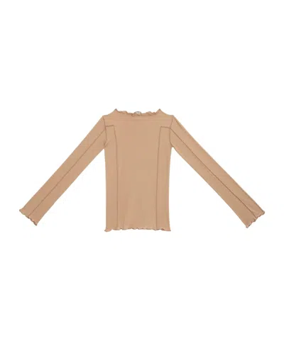 Baserange Long-sleeved T-shirt In Brown