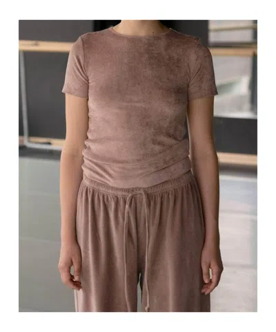 Baserange Alba Brown T-shirt In Brown