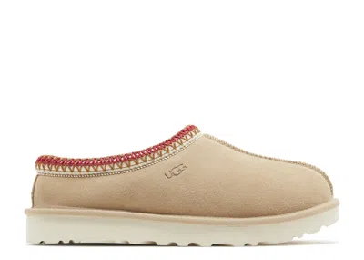 Ugg Tasman Suede Slippers With Shearling Lining In Brown