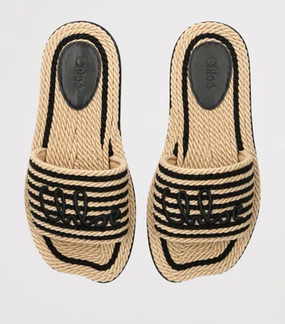 Chloé Sandals 19a With Shaped Straps In White Leather For Women