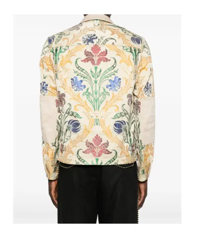 Junya Watanabe Floral Pattern Jacket In Multi