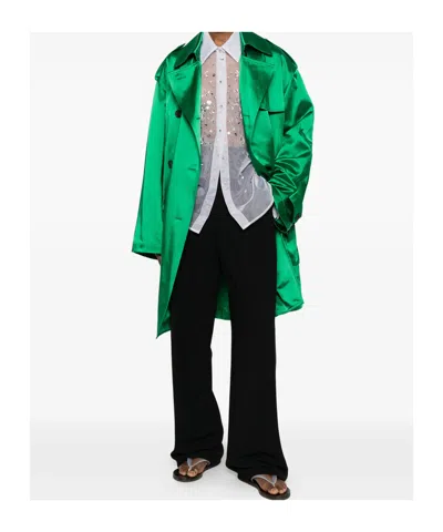 Dries Van Noten Long-sleeved Coat In Multi
