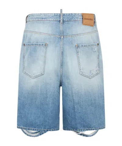 Dsquared2 Distressed Jeans In Blue