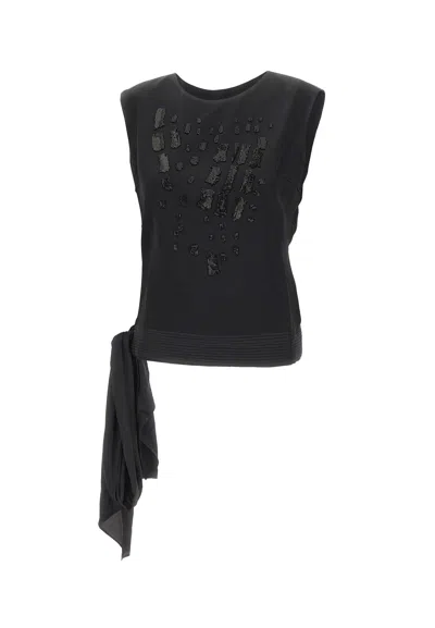 Jacques Wei Top Black In Black