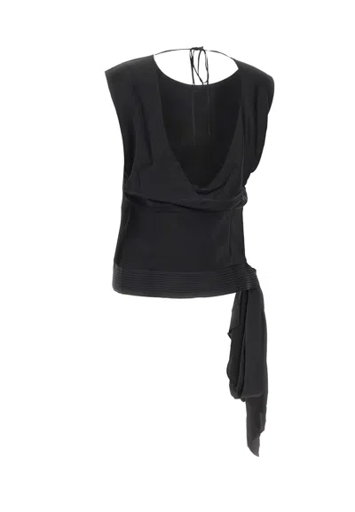 Jacques Wei Top Black In Black