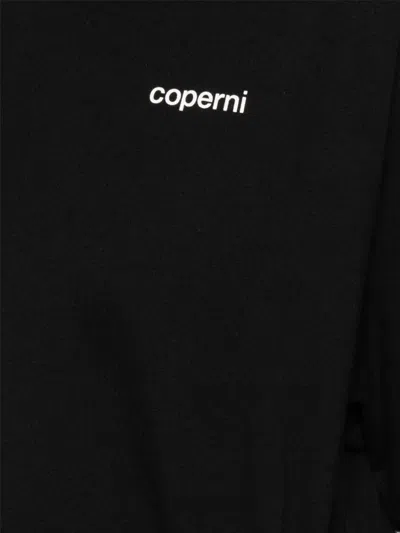 Coperni Logo Panel T-shirt In Black